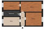 Etagenwohnung Eisenberg - 3 Zimmer, 68 m&sup2;, 75.000&euro; | Angebot:27709694