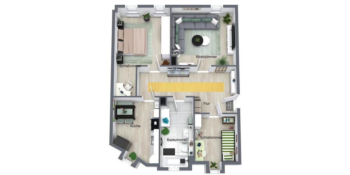 Dachgeschoßwohnung Meerane - 3 Zimmer, 84 m&sup2;, 700&euro; | Angebot:25267517