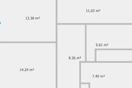 Wohnung Crimmitschau - 3 Zimmer, 56 m&sup2;, 311&euro; | Angebot:26487205