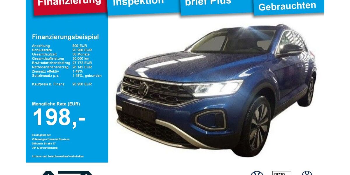 VW T-Roc 28.834 km 27.589 &euro; Weida 07570
