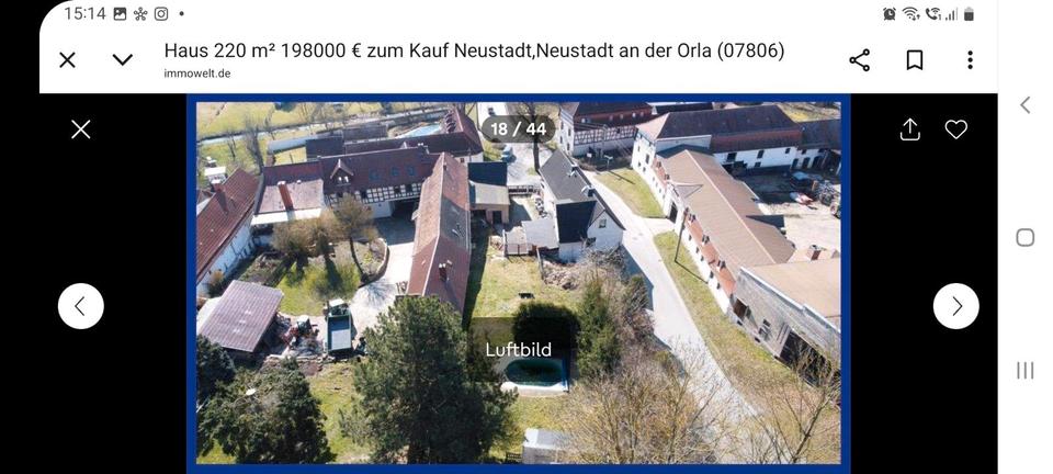 Einfamilienhaus Neustadt an der Orla - 10 Zimmer, 233 m&sup2;, 174.000&euro; | Angebot:26786990