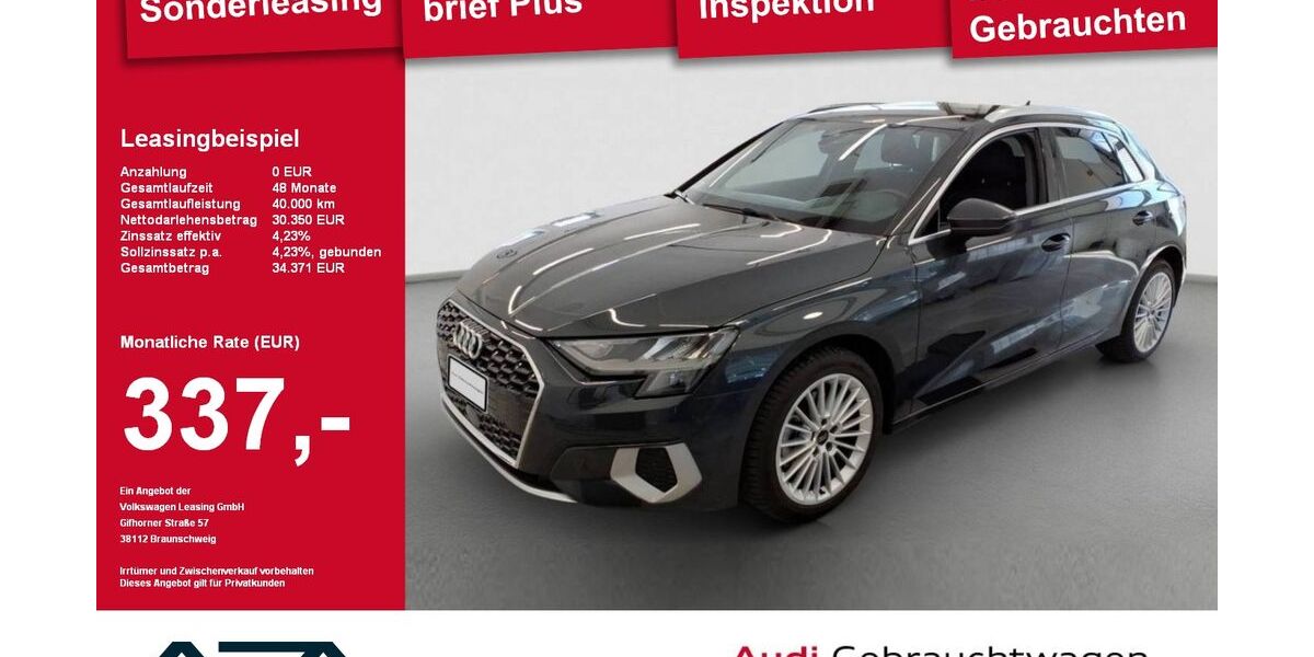 Audi A3 12.840 km 30.333 € Weida 07570