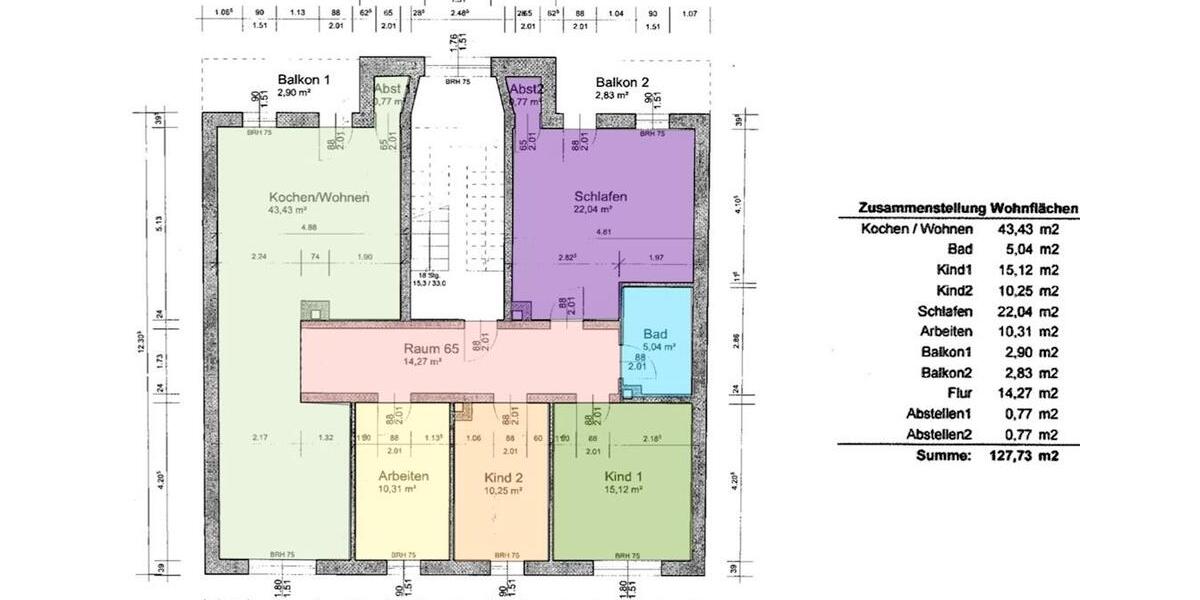 Etagenwohnung Gera Debschwitz - 5 Zimmer, 120 m&sup2;, 780&euro; | Angebot:26563034