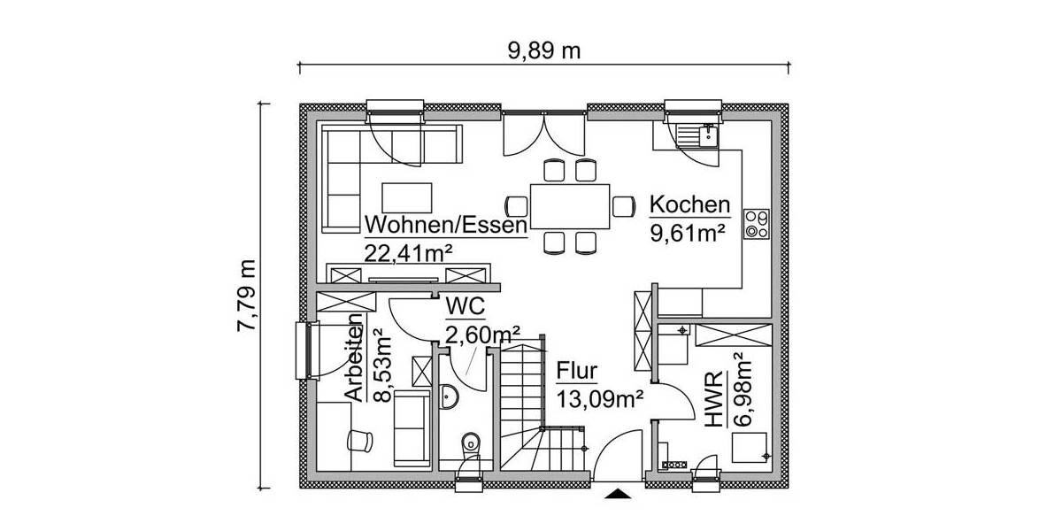 Einfamilienhaus Altenburg / Mockzig Ehrenberg - 5 Zimmer, 120 m&sup2;, 238.200&euro; | Angebot:25738909