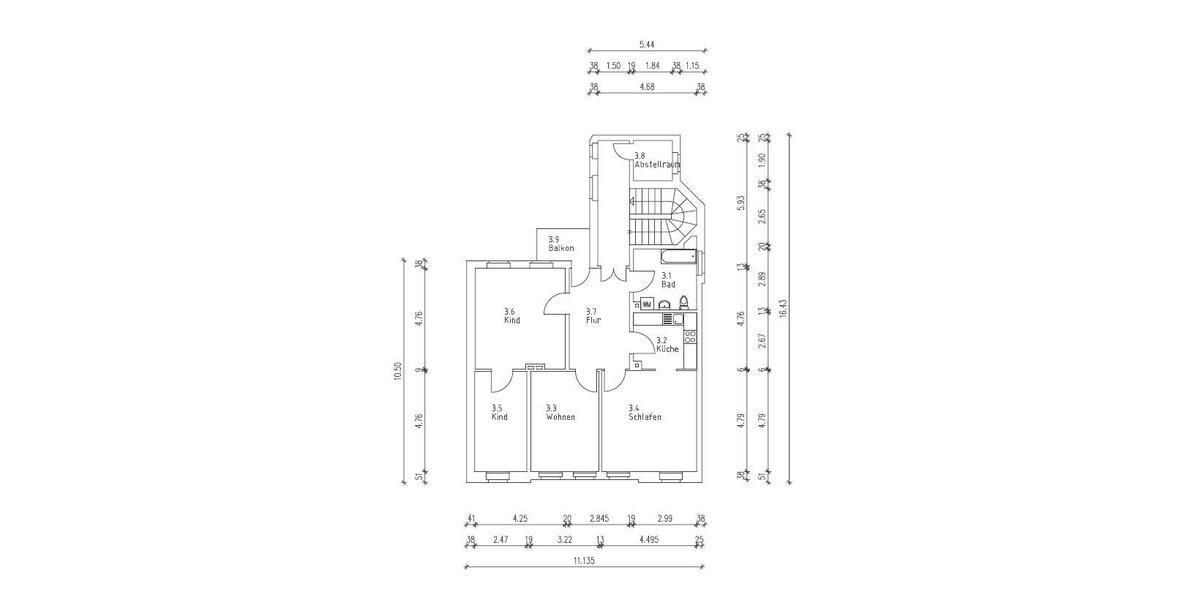 Modern sanierte 4 Raum-Wohnung mit Balkon und schickem Bad! - Etagenwohnung Gera Ostviertel | Angebot:26843943