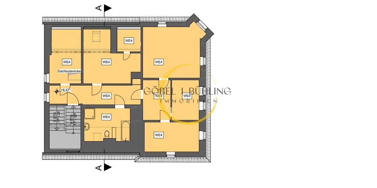 Etagenwohnung Weida - 4 Zimmer, 102 m&sup2;, 610&euro; | Angebot:26489780