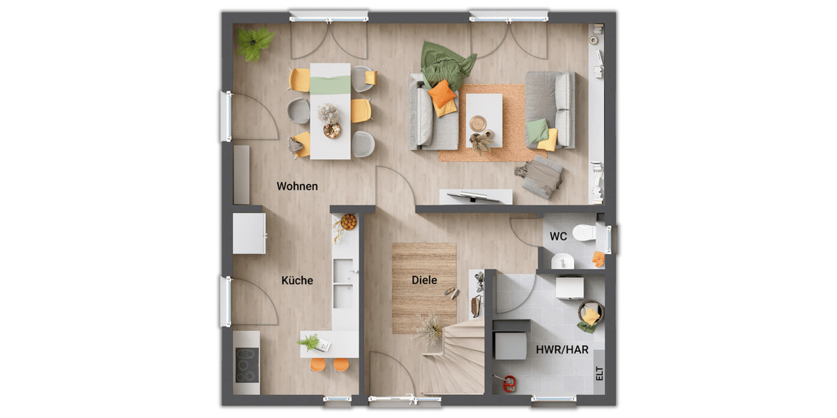 Mehrfamilienhaus, Wohnhaus Brahmenau Culm - 4 Zimmer, 124 m&sup2;, 340.384&euro; | Angebot:26388666