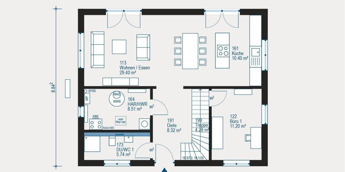 Einfamilienhaus Gera Leumnitz - 5 Zimmer, 146 m&sup2;, 262.569&euro; | Angebot:26879765