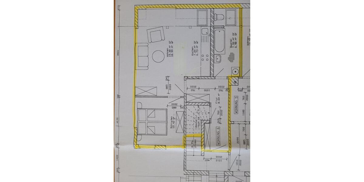 Etagenwohnung Crimmitschau - 2 Zimmer, 55 m&sup2;, 272&euro; | Angebot:26381427