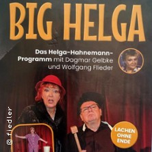 BIG HELGA - 90 Jahre Helga Hahnemann Jubiläumsshow 16.11.2026 Stadthaus Hermsdorf