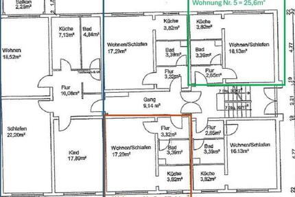 Wohnung Altenburg - 4 Zimmer, 107 m&sup2;, 55.000&euro; | Angebot:23848306