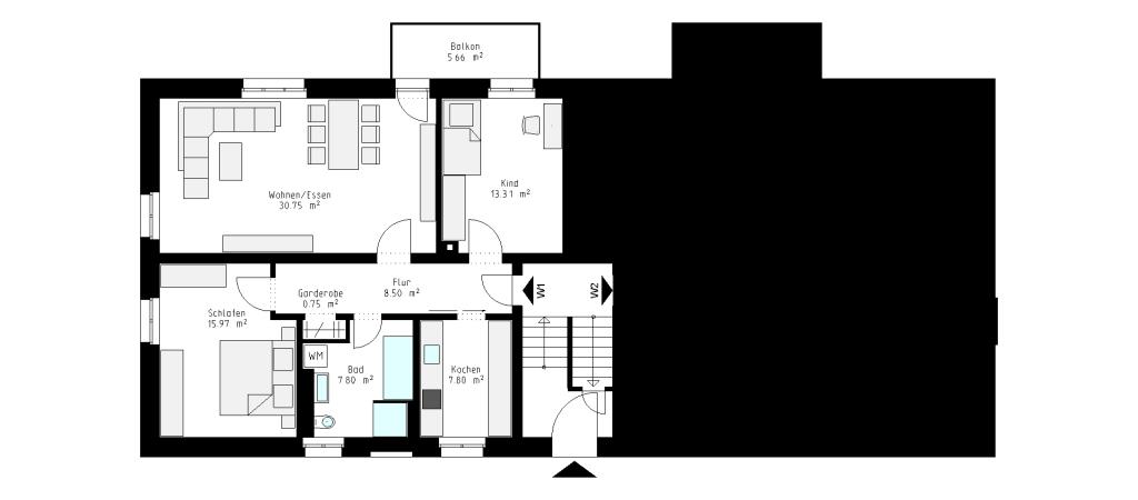 Erstbezug nach Sanierung: Exklusive 3 Zimmer Wohnung mit Balkon, Wanne und Dusche! - Etagenwohnung Gera Alt-Bieblach | Angebot:26248665